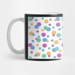 geometric figures, circles of vibrant colors Mug